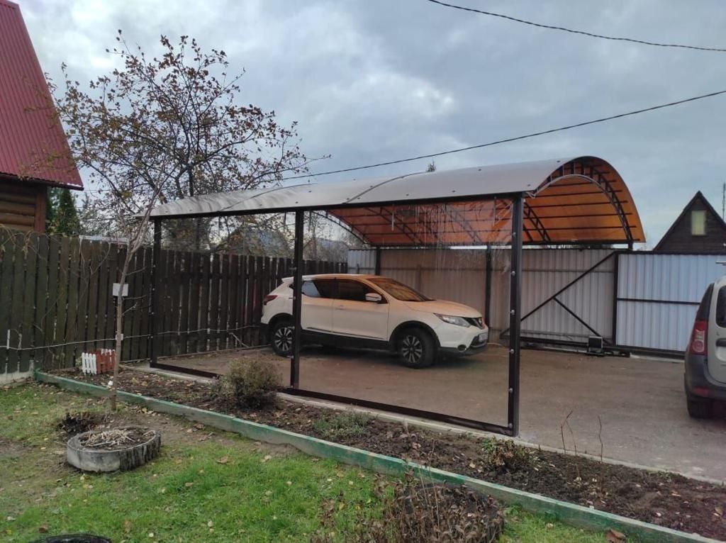 Прозрачные шторы ПВХ для навеса под автомобиль в городе Протвино